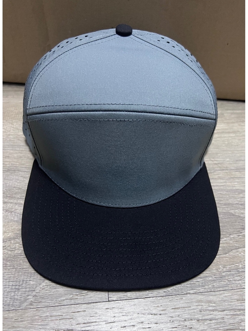 Billest Gilbert Gray and Black Breathable Mesh Baseball Cap